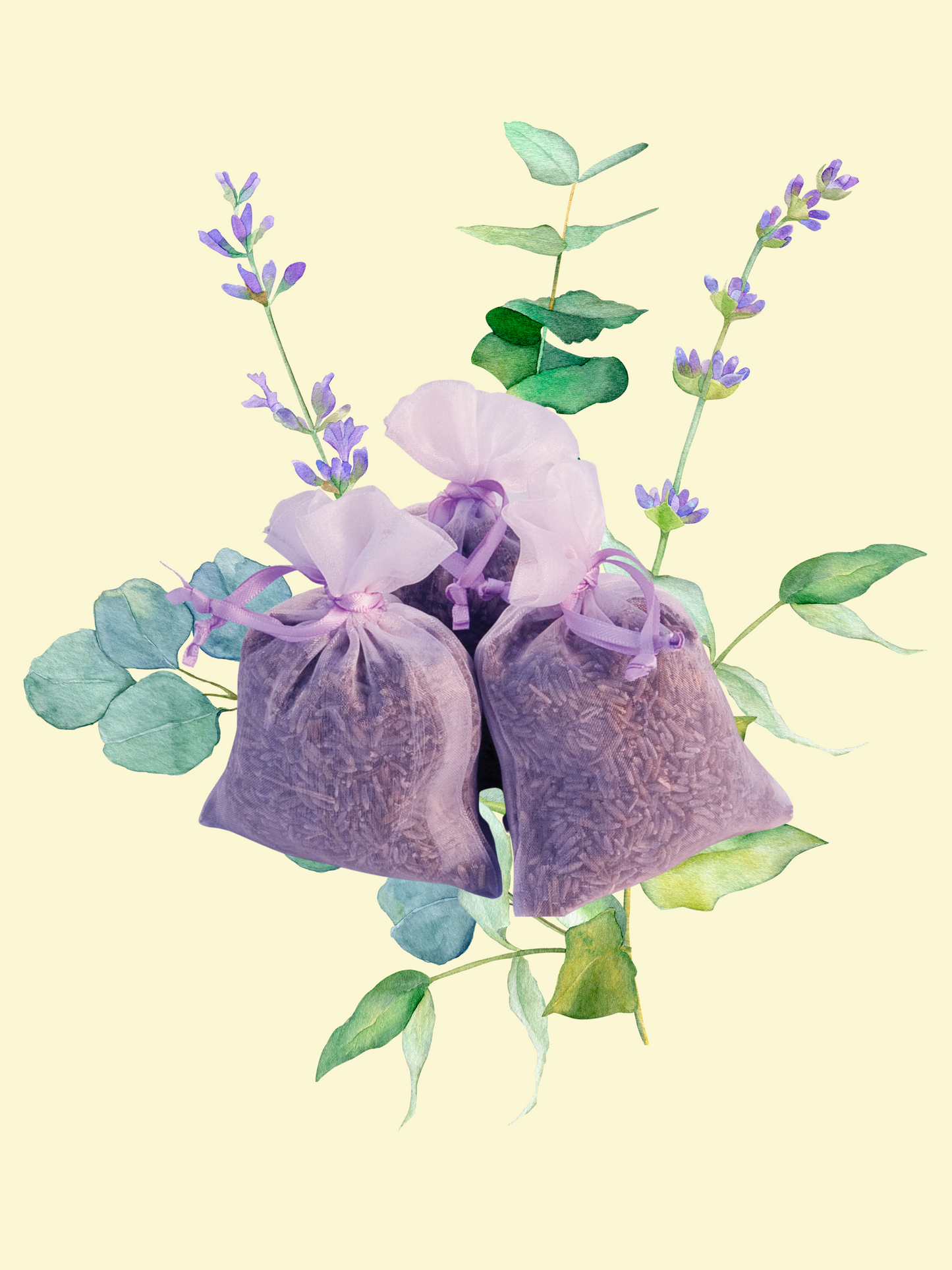 Dried Lavender Sachets
